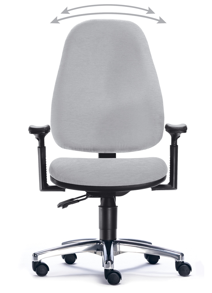 L-Fitness - Druckentlastender Bürostuhl Frau 