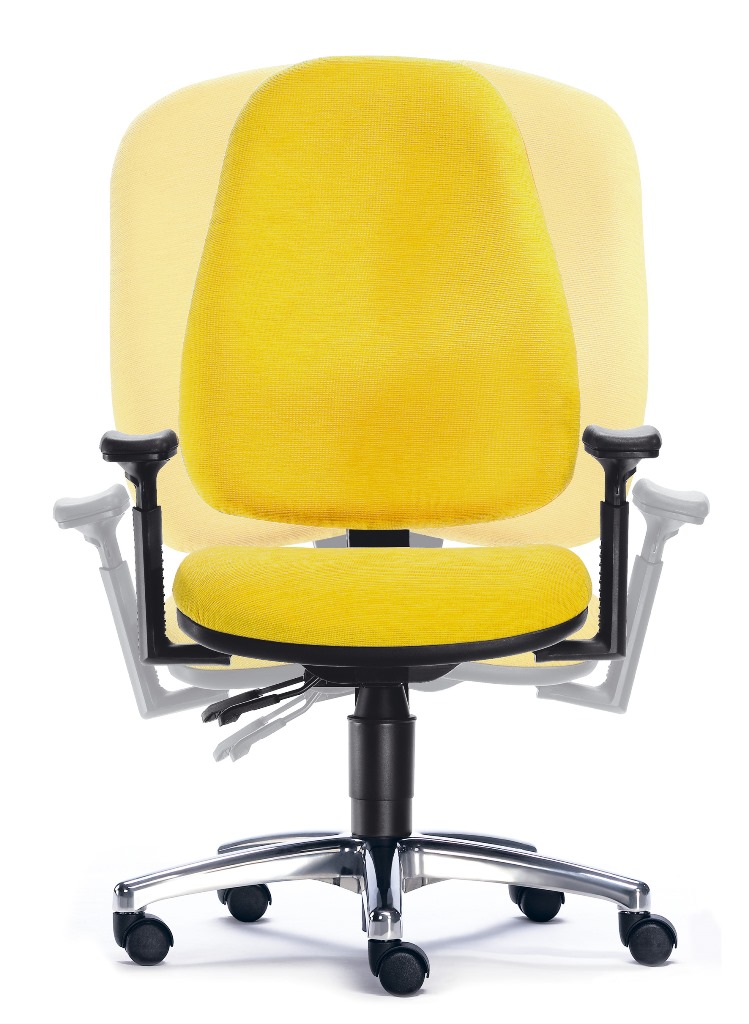 L-Fitness - Druckentlastender Bürostuhl Frau 