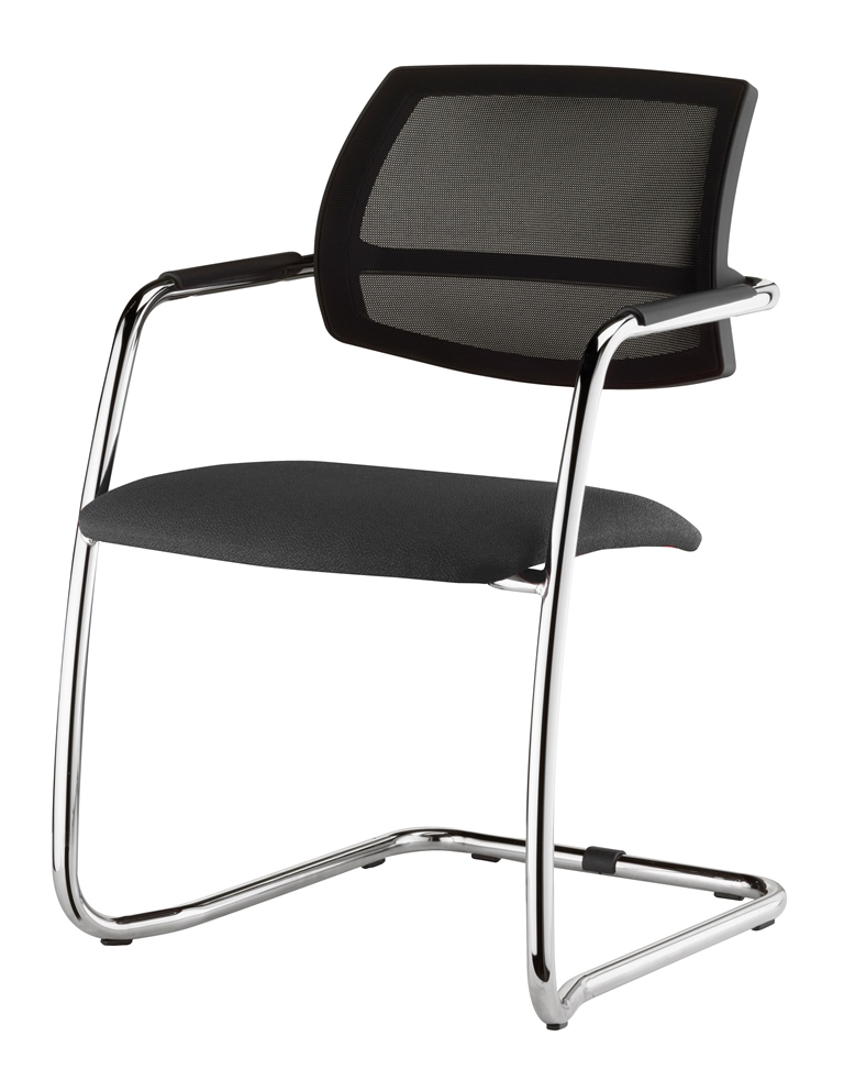 Ergo Mesh Meeting 1 - Freischwinger mit Netzrücken