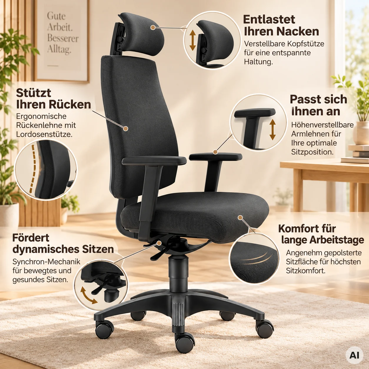 Sitzrakete CEBRA - L mit Kopfstütze