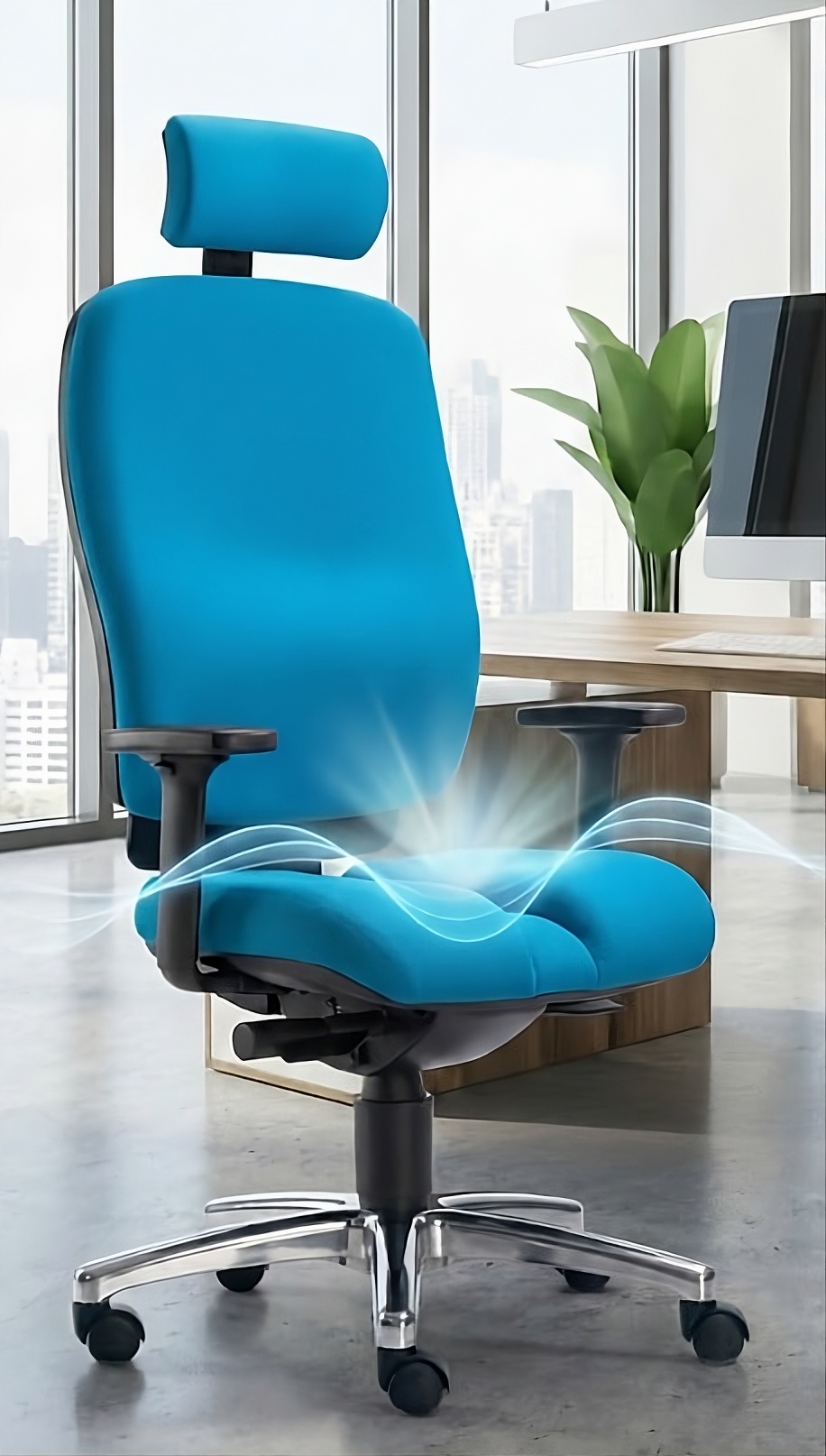 M-Office - Druckentlastender Männer-Bürostuhl